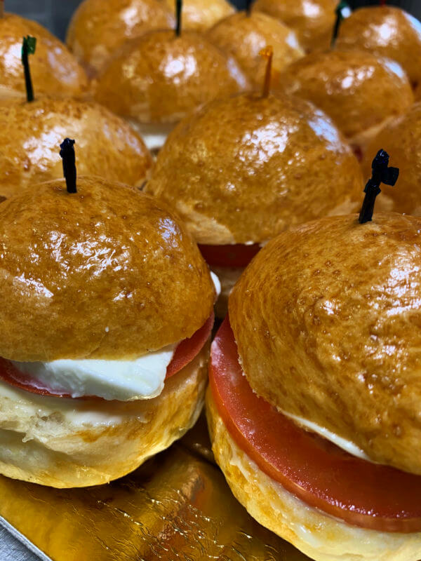 Paninetti Catering Pomodoro e mozzarella